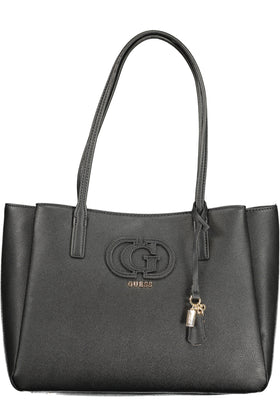 Geantă damă guess jeans negru cu fermoar