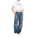 Off-white Femeie Jeans-2